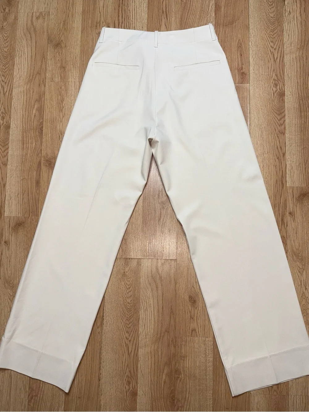 Banana Republic Women’s Ivory Wide-Leg Trousers Size 4